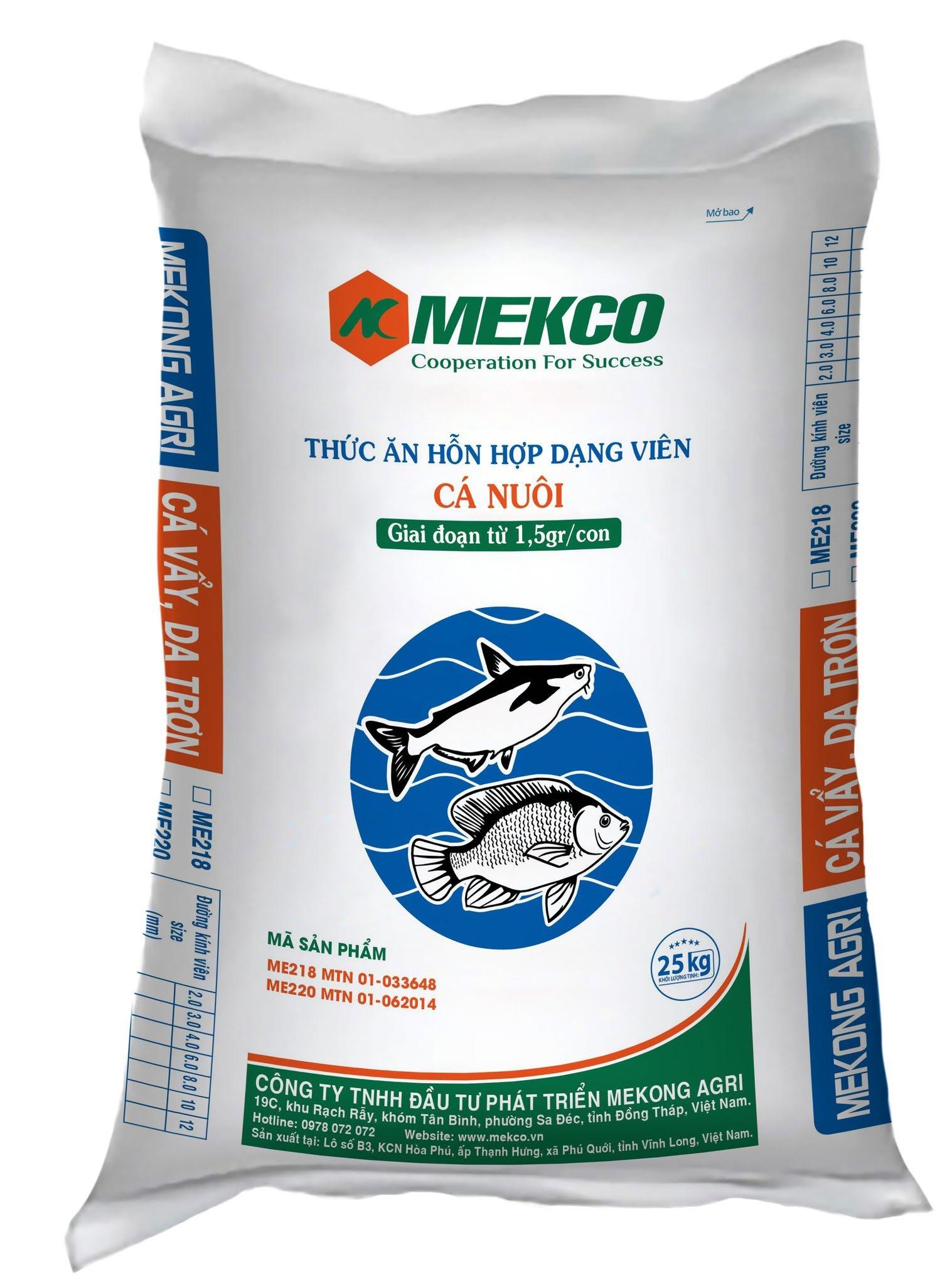 Thức ăn hỗn hợp dạng viên nuôi cá tạp